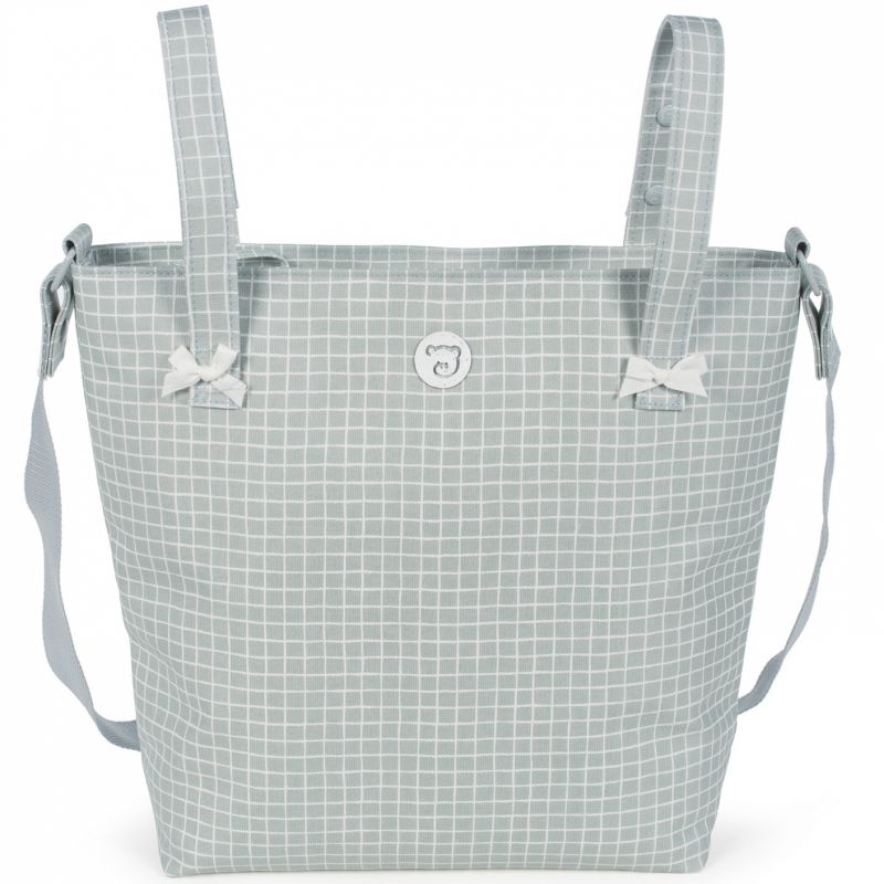 Sac à poussette Miel gris (30 x 34 cm) Pasito a pasito