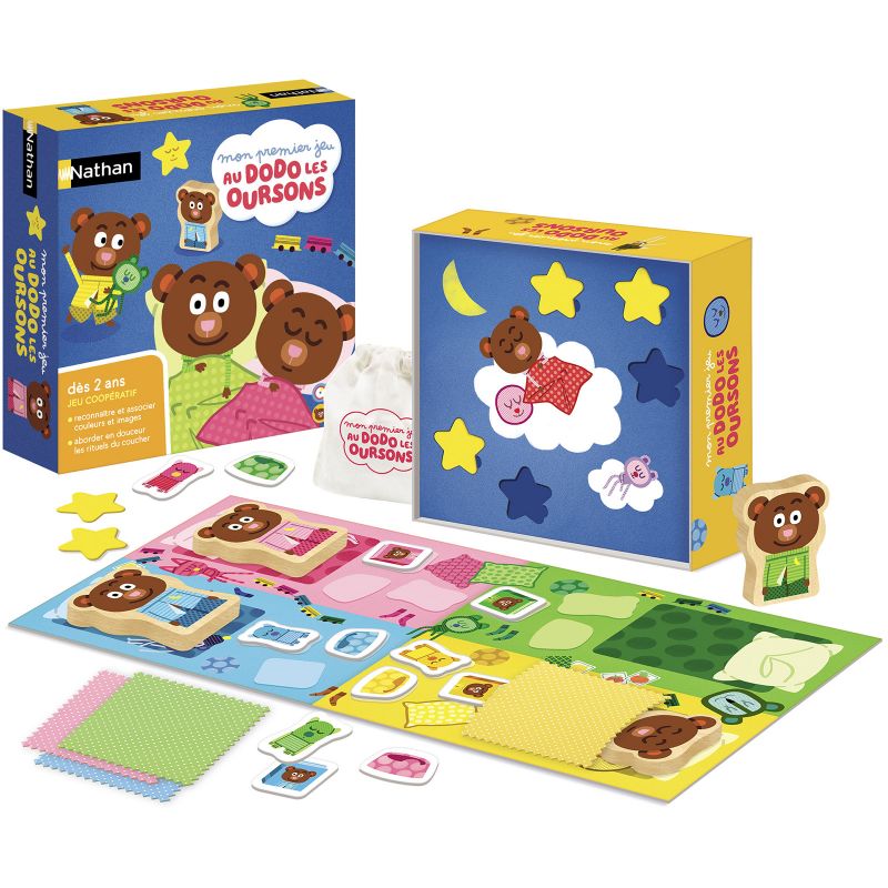 Jeu de coopération Au dodo les oursons ! Nathan