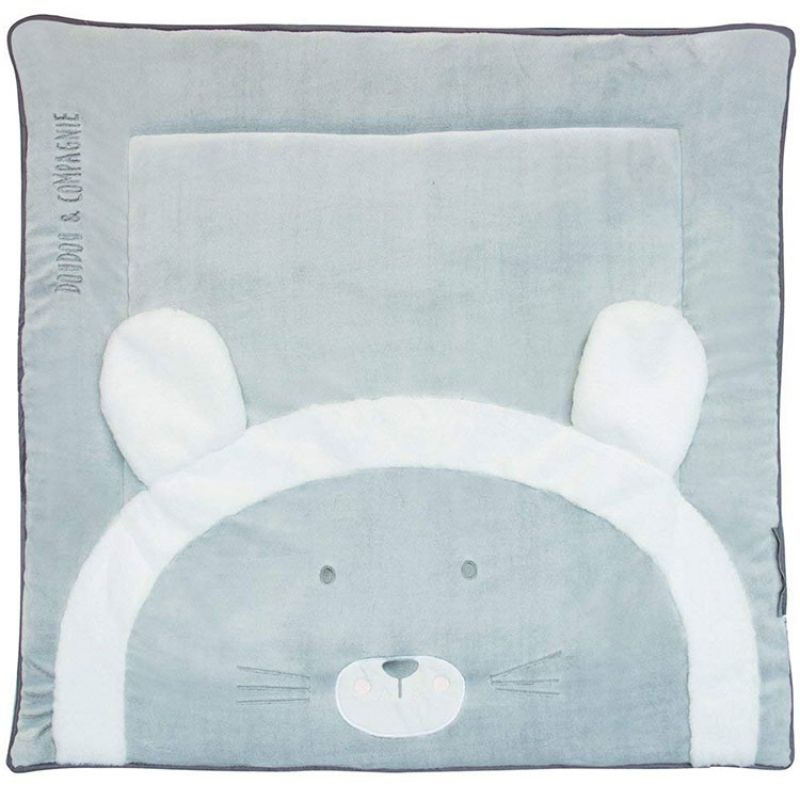 Tapis de jeu Tapidou lion gris Doudou et Compagnie