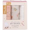 Set de 3 langes imprimés La petite école de danse (70 x 70 cm)  par Moulin Roty