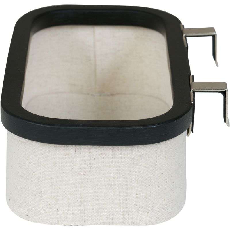 Panier lingettes à suspendre pour table à langer Gris-Noir Quax