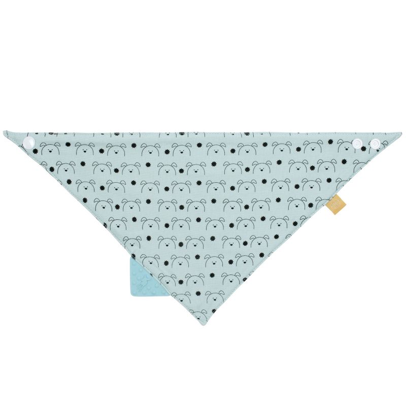 Bavoir bandana avec élément de dentition Little Chums chien Lässig