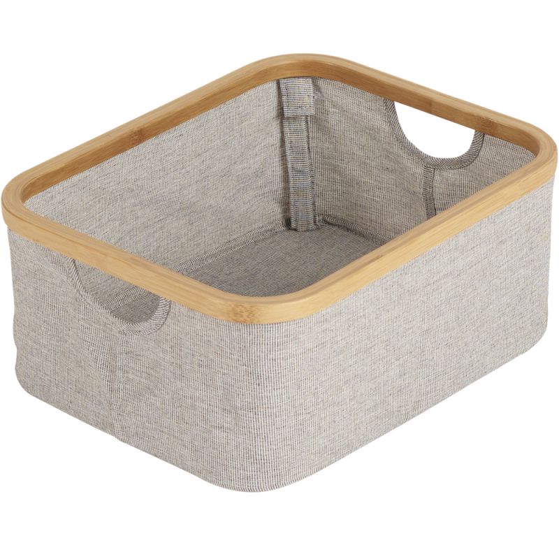 Panier pour table à langer avec baignoire Smart Gris-Naturel Quax