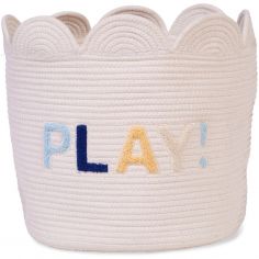 Panier de rangement Fleur écru (35 x 35 cm) - Childhome