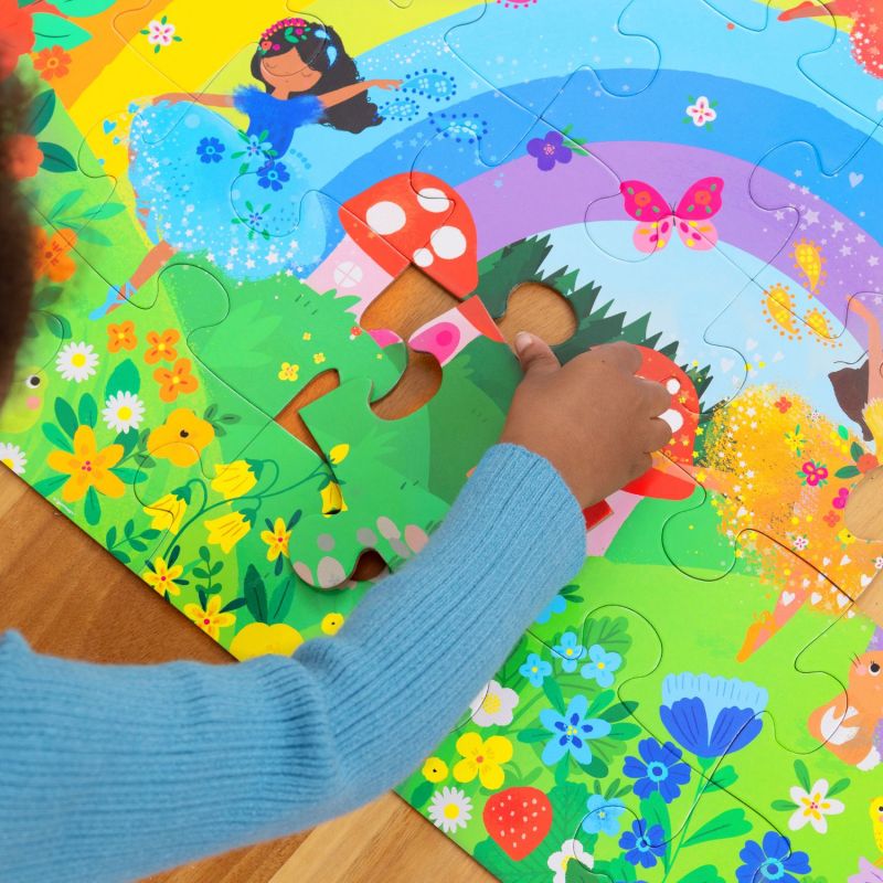 Puzzle Over the rainbow (36 pièces) Crocodile Creek Ambiance 4