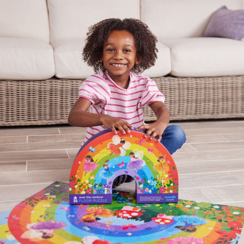 Puzzle Over the rainbow (36 pièces) Crocodile Creek Ambiance 5