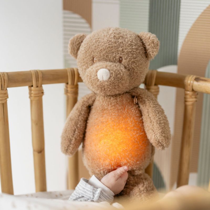 Peluche veilleuse Sleepy Teddy Ours Caramel Nattou Ambiance 5