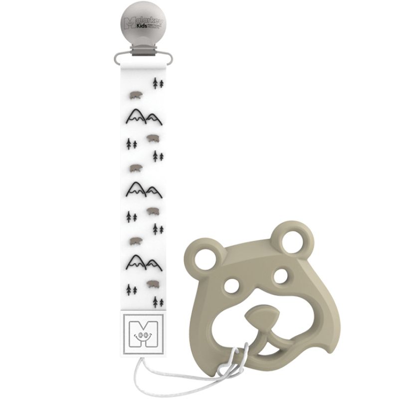 Jouet de dentition avec attache Ours Malarkey Kids
