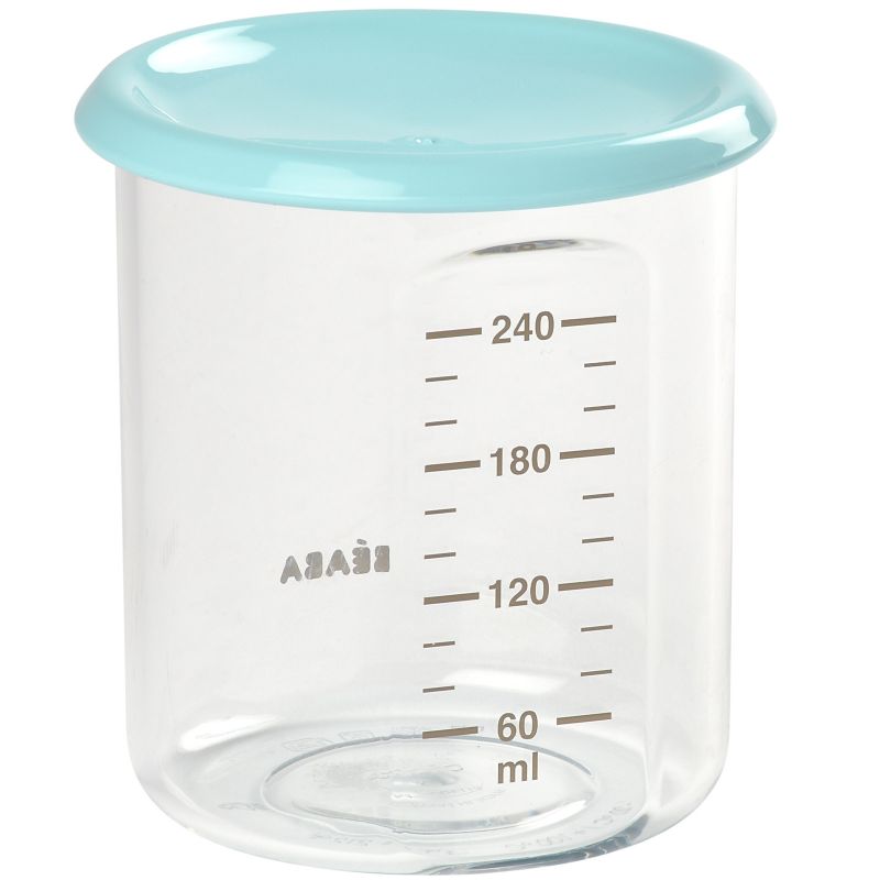 Pot de conservation en tritan Maxi portion bleu (240 ml) Béaba