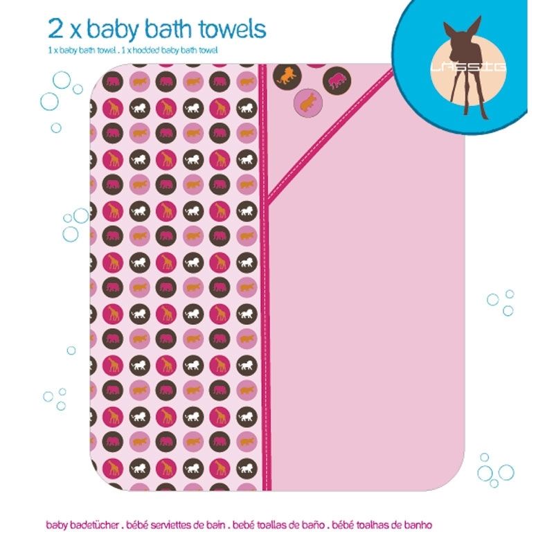 Coffret cape + serviette de bain Savannah (80 x 80 cm) Lässig