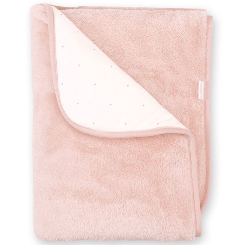 Couverture Pady réversible vieux rose blush (75 x 100 cm) Bemini