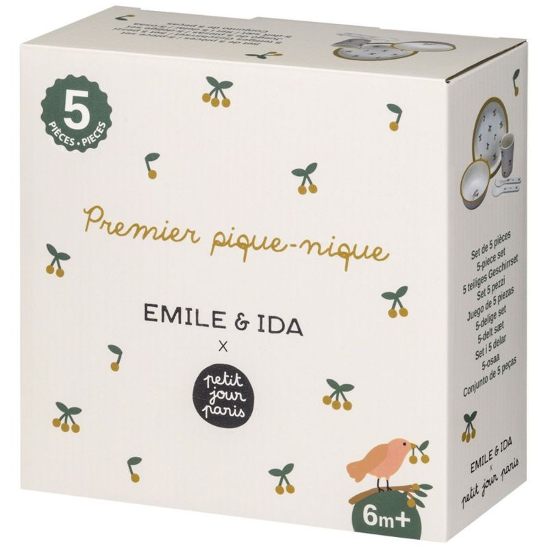 Coffret repas Emile et Ida (5 pièces) Petit Jour Paris Packaging 5