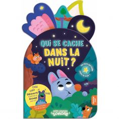 Livre Mon coucou sonore Qui se cache dans la nuit ? - Auzou Editions