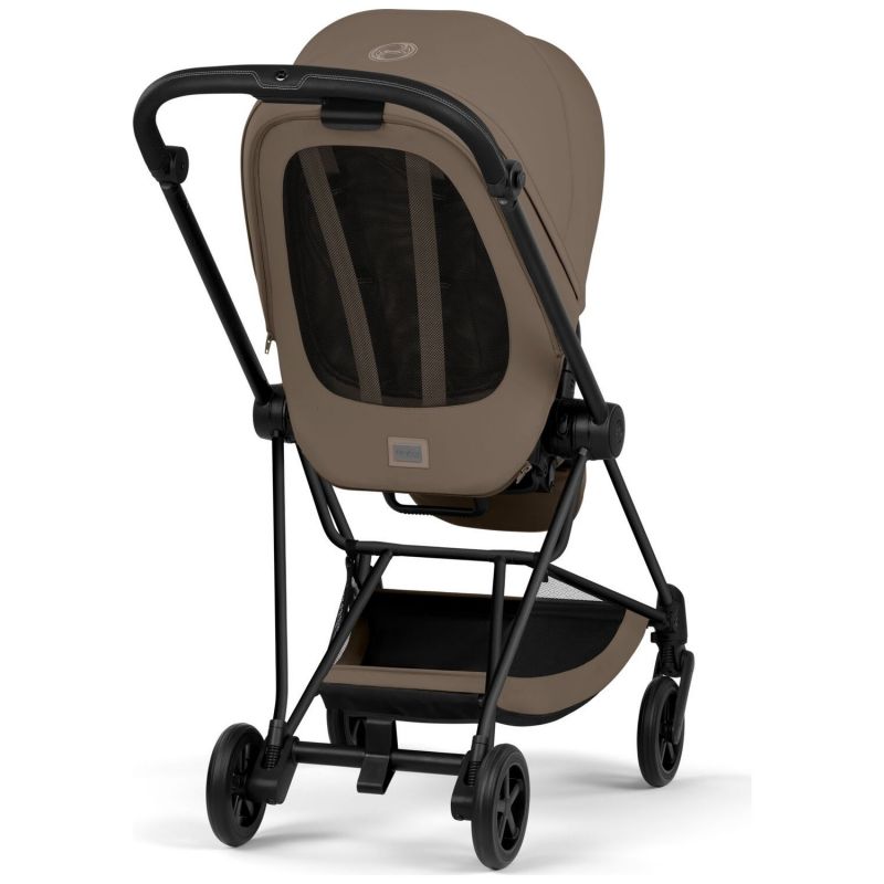 Duo MIOS 2026 Poussette citadine avec nacelle pliable et Châssis Matt Black Coconut Brown Cybex Produit 7