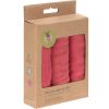 Lot de 3 débarbouillettes en mousseline de coton bois de rose (30 x 30 cm)  par Lässig 