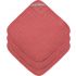 Lot de 3 débarbouillettes en mousseline de coton bois de rose (30 x 30 cm) - Lässig