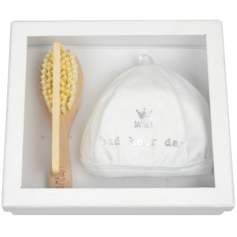 Coffret cadeau bonnet, peigne et brosse bad hair day BAMBAM