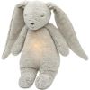 Peluche veilleuse lapin nature bio avec sons & lumières gris 2.0 Moonie Produit 2