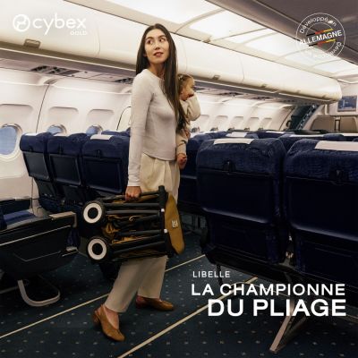 Poussette Ultra Compacte Libelle 2026 châssis Black Dune Grey