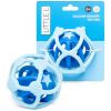 Lot de 2 balles sensorielles en silicone Bleu Little L Packaging 3