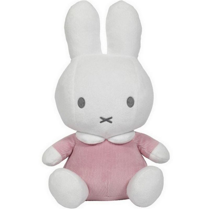 Peluche lapin Miffy rose velours (32 cm) Pioupiou et Merveilles