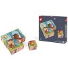 Puzzle cube Kubkid Forêt (9 cubes)  par Janod 