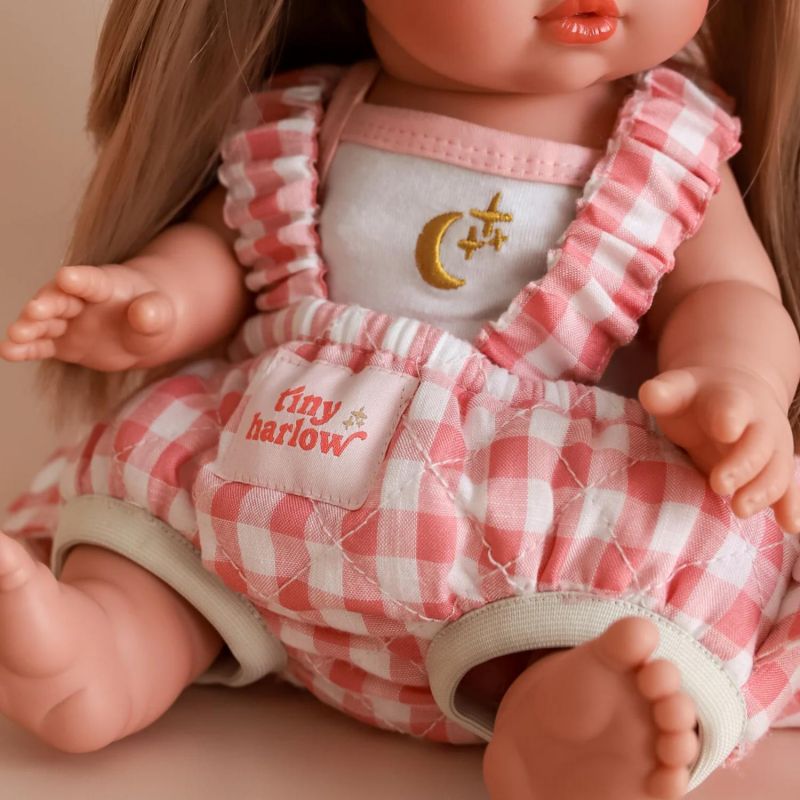 Porte bébé pour poupée Vichy Rose Tiny Harlow Ambiance 5