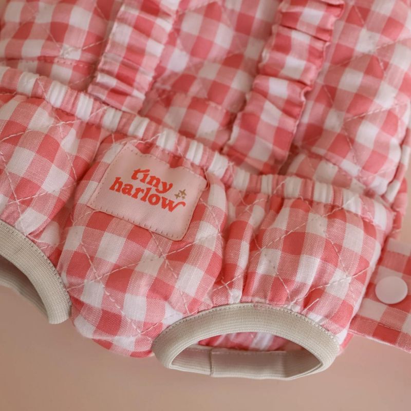 Porte bébé pour poupée Vichy Rose Tiny Harlow Ambiance 6