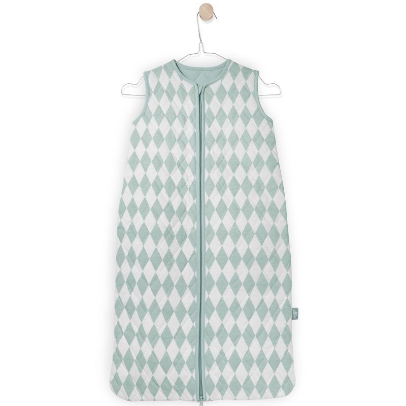 Gigoteuse 4 saisons Diamond vintage verte TOG 1.7 (90 cm) Jollein