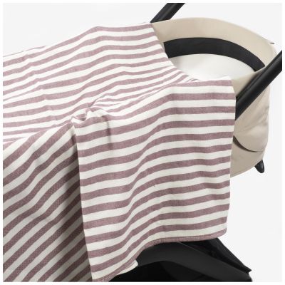 Drap-housse pour nacelle et Lange Cherry Rayé