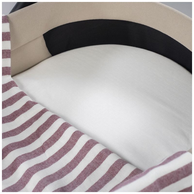 Drap-housse pour nacelle et Lange Cherry Rayé Pasito a pasito Produit 5