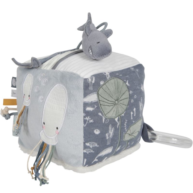 Cube d'activités Soft Ocean blue Little Dutch