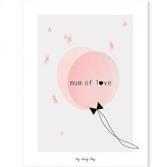 Affiche encadrée Mum of love My Lovely Thing (30 x 40 cm)