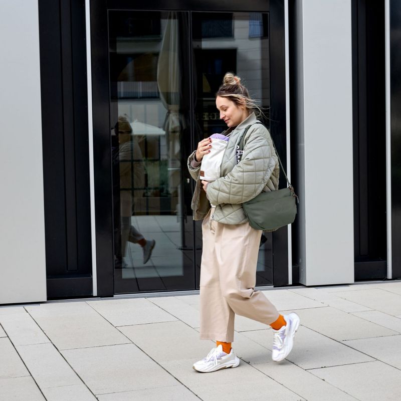 Sac banane pour poussette olive Lässig Ambiance 8