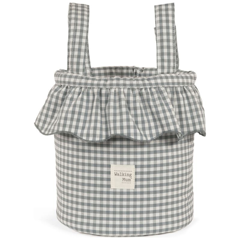 Sac Bucket Praliné Vichy Matcha Walking Mum Produit 1