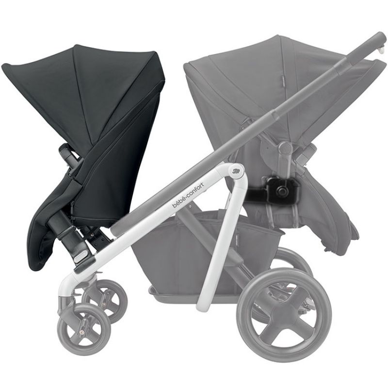 Kit assise + adaptateurs et accessoires noirs pour poussette Lila Nomad Bébé Confort