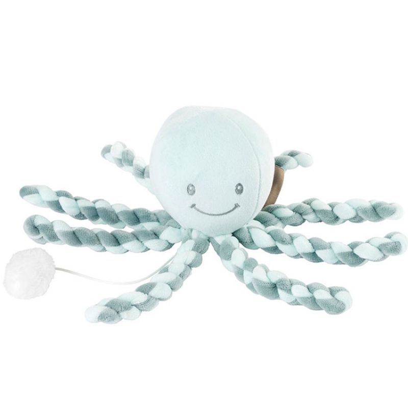 Pieuvre musicale menthe (23 cm) Nattou