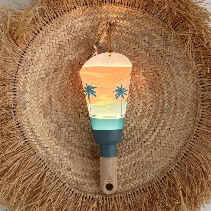 Coffret lampe nomade 5 en 1 Sunrise Bleu Glacier Maison Polochon Ambiance 2