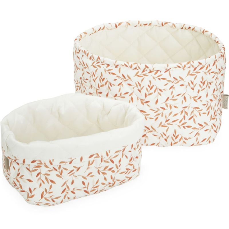 Lot de 2 paniers de toilette Caramel Leaves Cam Cam Copenhagen