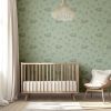 Papier peint Animaux de la forêt vert sauge (50 cm x 10m)  Lilipinso Ambiance 6