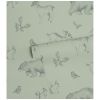 Papier peint Animaux de la forêt vert sauge (50 cm x 10m)  Lilipinso Produit 7