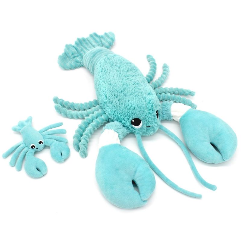 Peluche Iloveyou maman et bébé Les Ptipotos Aqua (48 cm) Les Déglingos Produit 1