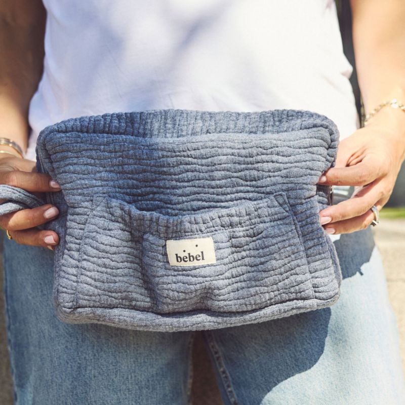 Trousse de toilette Wavy gris clair BEBEL Ambiance 1