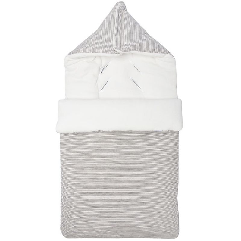 Nid d'ange passe sangle Blue ribbons gris (83 cm) Les Rêves d'Anaïs