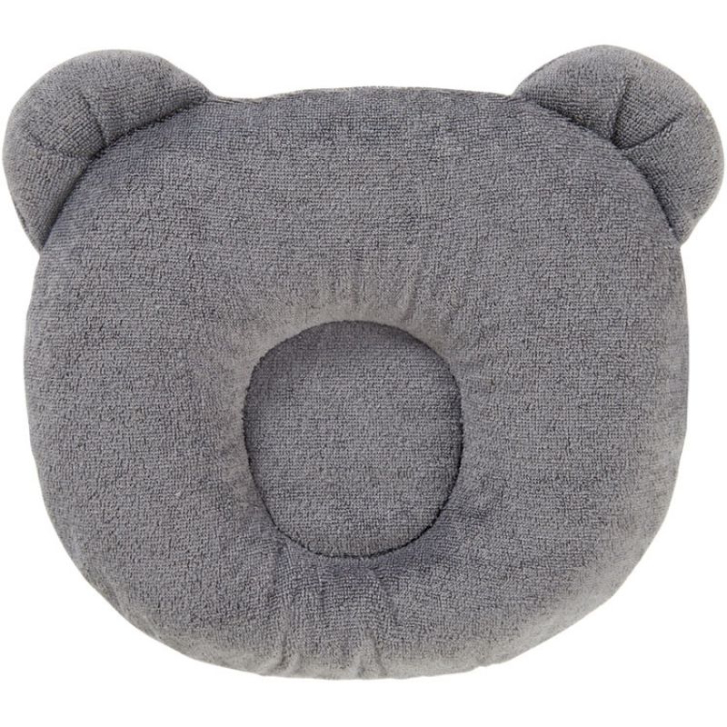 Coussin anti-tête plate P'tit Panda gris Candide