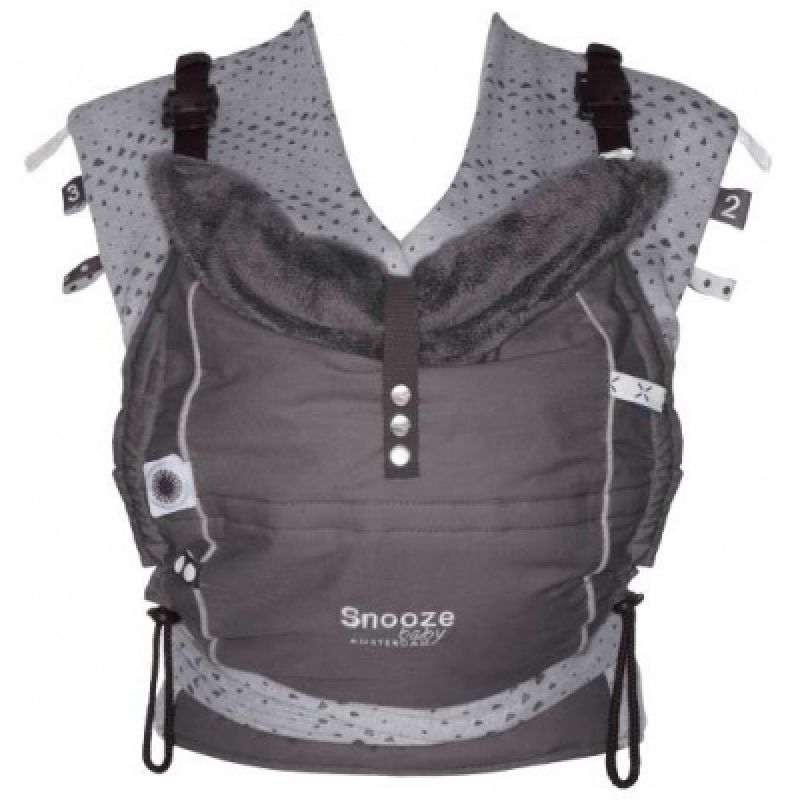 Porte bébé Kiss & Carry Storm Grey Snoozebaby