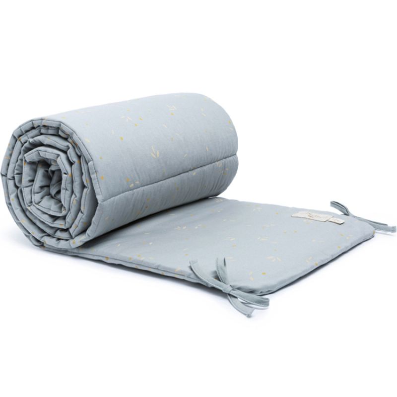 Tour de lit Nest Willow Soft Blue (pour lits 60 x 120 et 70 x 140 cm) Nobodinoz