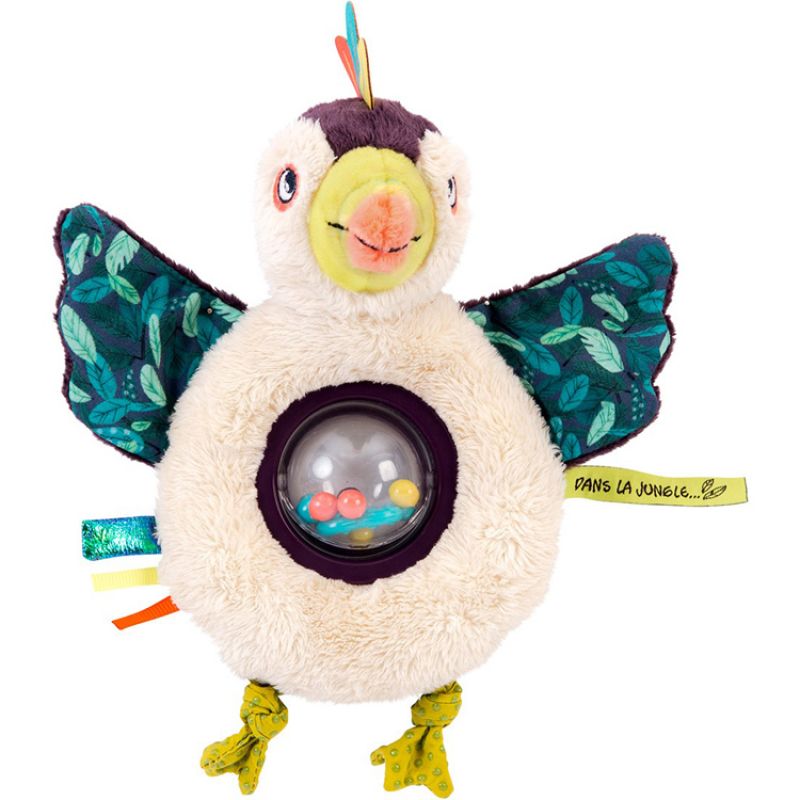 Peluche d'activités Pakou le toucan Dans la Jungle Moulin Roty
