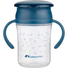 Tasse d'apprentissage 360° Memphis Bubbly Blue (240 ml) - Bébé Confort