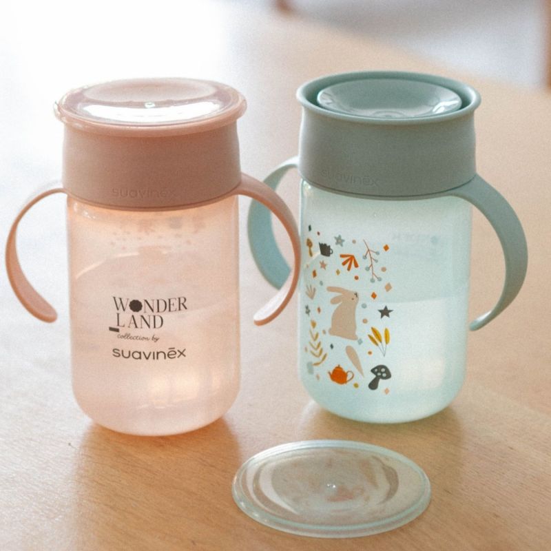 Tasse d'apprentissage 360° Wonderland Bleu (340Ml) Suavinex Ambiance 4